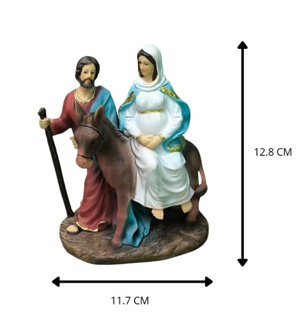 VIRGEN EMBARAZADA CON JOSE 17.5 X 10 X 20.5 CM