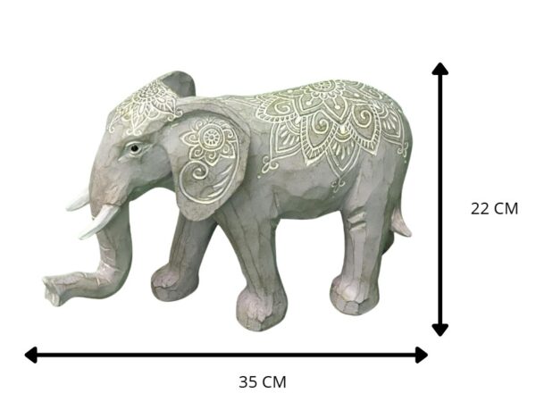 ADORNO ELEFANTE 35 X 11.3 X 22 CM