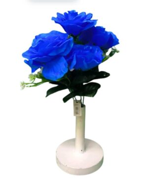 RAMO DE ROSAS X 5 SOLO AZUL