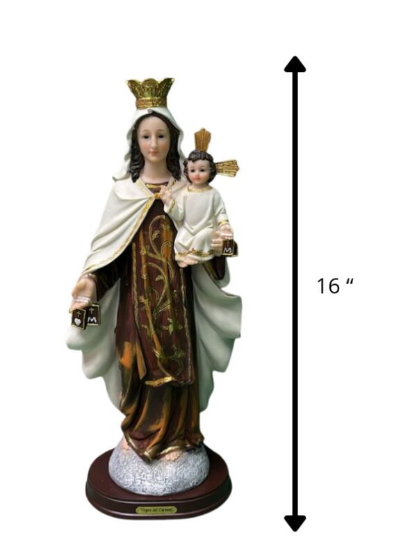 VIRGEN DEL CARMEN 16"