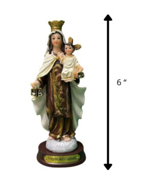 VIRGEN DEL CARMEN 6"