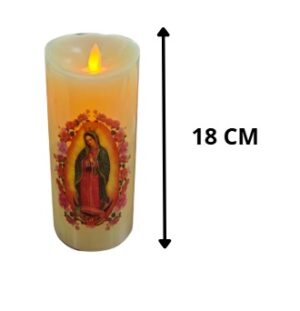 VELA VIRGEN GUADALUPE 18 CM