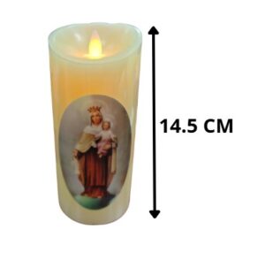 VELA VIRGEN DEL CARMEN 14.5 CM