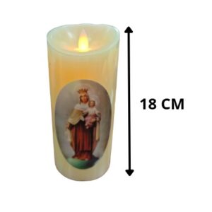 VELA VIRGEN DEL CARMEN 18 CM