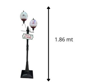 FAROL NAVIDEÑO DE PIE 1.86 M