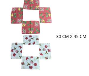 INDIVIDUALES NAVIDEÑOS 4PC. 30X45CM