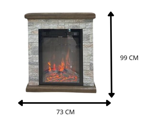 CHIMENEA ELECTRICA 73 X 32.4 X 99 CM