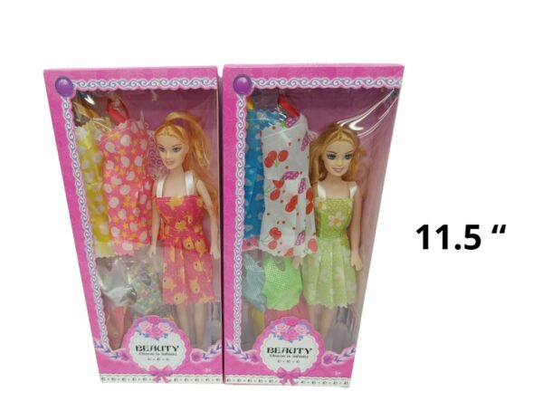 SET DE MUÑECA SURTIDA CON ACCESORIOS 11.5"