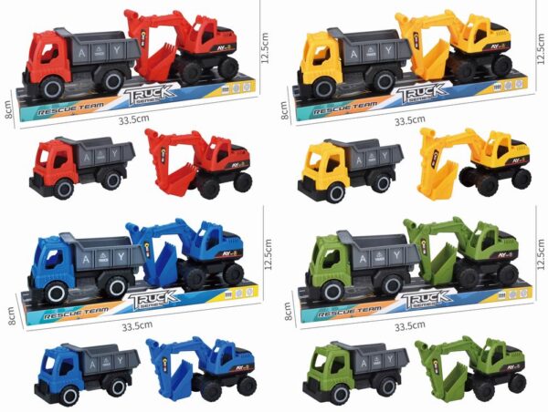 CAMION SET SURTIDO 4 COLORES