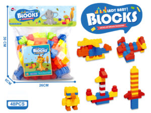 JUEGO DE BLOQUES APILABLES 48 PC