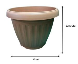 MACETA PLASTICA 45X33.5 CM