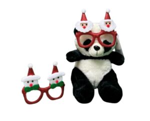 GAFAS DE FIESTA NAVIDEÑAS CON DISEÑO DE PAPÁ NOEL 2 MODELOS 12 PZAS