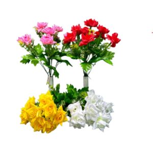 RAMO DE 10 FLORES 4 COLORES