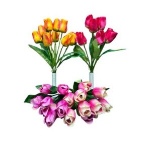 RAMO DE TULIPANES 4 COLORES