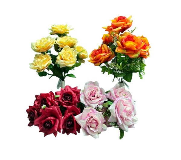 RAMO DE ROSAS 7 FLORES 4 COLORES