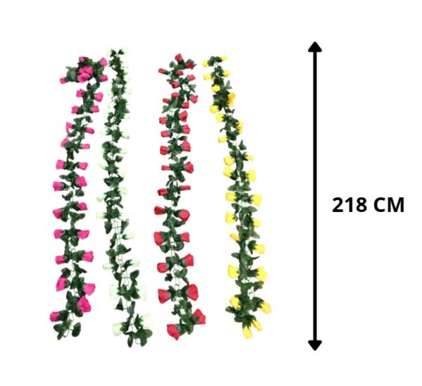 COLGANTE DE ROSAS (4 COLORES SURTIDOS)