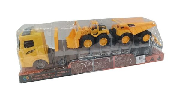 CAMION DE FRICCION CON 2 CARRITOS