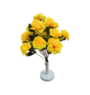 RAMO DE 18 ROSAS AMARILLAS