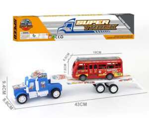 CAMION FRICCION CON AUTOBUS