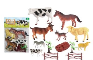 CONJUNTO DE ANIMALES DE GRANJA