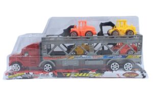 CAMION FRICCION CON 4 CARRITOS