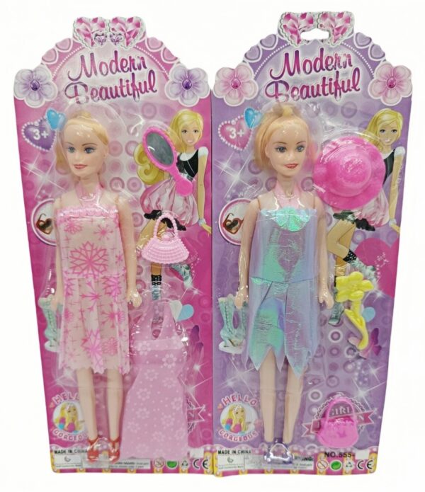 JUEGO DE MUÑECAS DE 11" 2 SURTIDO
