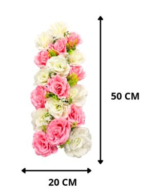 ARREGLO ROSAS (ROSADO CON BLANCO)