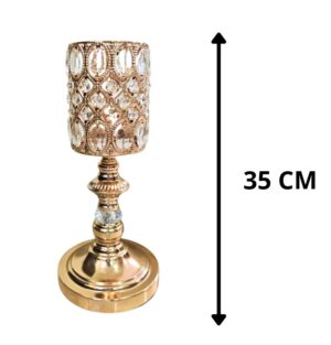 CANDELABRO DORADO 35 CM