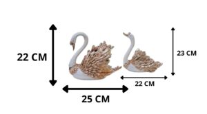 CISNE DE RESINA 1 SET 2 PZAS