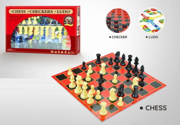 JUEGOS DE MESA 3 EN 1
