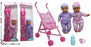 COCHE CON MUÑECA COLORES SURTIDOS