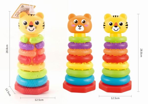 JUEGO EDUCATIVO AROS DE COLORES