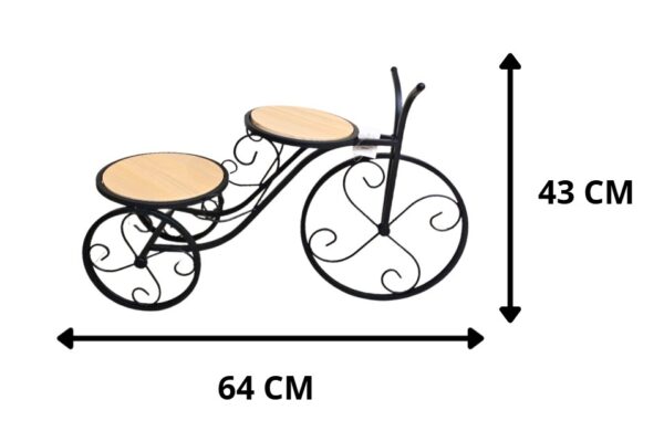BICICLETA DECORATIVA NEGRA