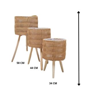 SET MACETAS 3 PZAS