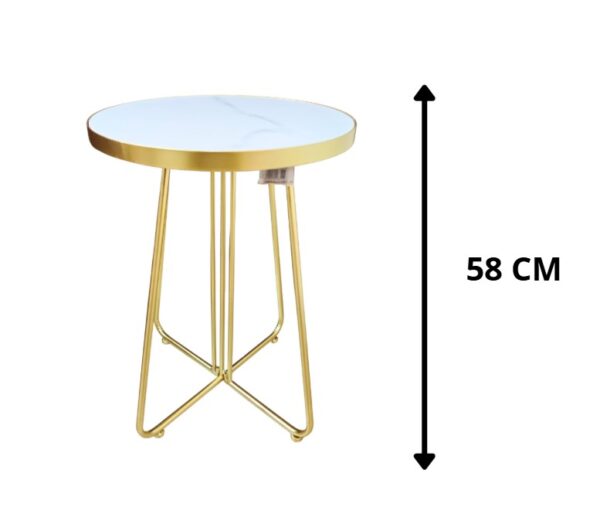 ADORNO MESA DE METAL 58 CM