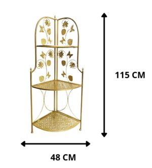 ADORNO DE METAL 115 CM DORADO