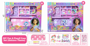 SET DE MANUALIDADES PARA DECORAR TEMA UNICORNIO