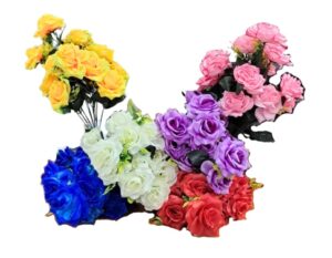 RAMO DE 15 FLORES COLORES SURTIDOS