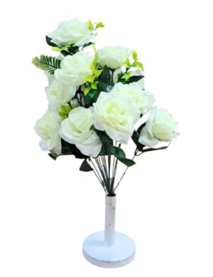RAMO DE 15 FLORES BLANCO