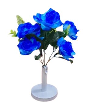 RAMO DE 6 FLORES AZUL