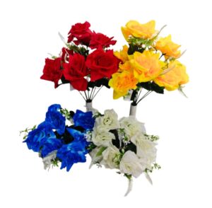 RAMO DE 9 FLORES COLORES SURTIDOS