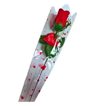 BOTON ROSA ROJA TE AMO MAMÁ