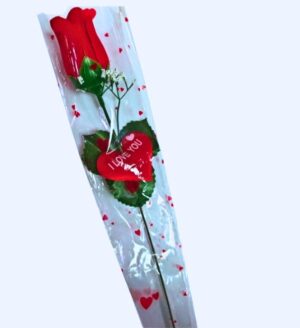 BOTON ROSA ROJA