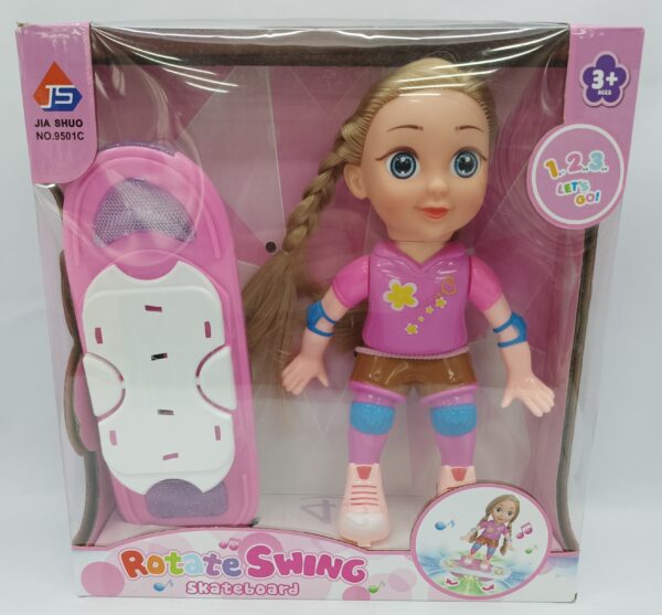 MUÑECA CON ACCESORIOS LUZ Y SONIDO