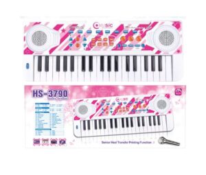JUGUETE PIANO ROSA CON CABLE USB