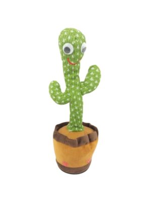 CACTUS OSCILANTE CON CANCIÓN Y LUZ