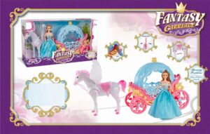 SET DE MUÑECA Y CARRUAJE DE 11.5"