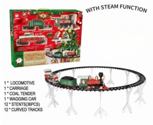 TREN NAVIDEÑO CON LUZ SONIDO Y HUMO