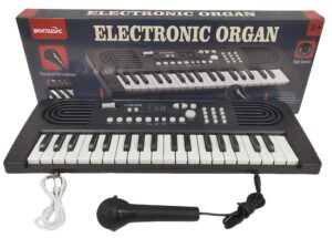 ÓRGANO ELECTRÓNICO CON 37 TECLAS Y CABLE USB COLOR NEGRO