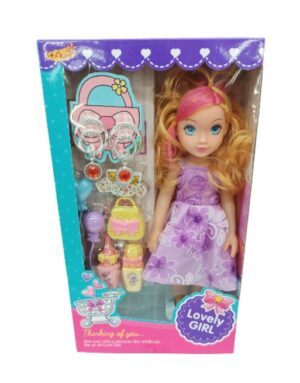 MUÑECA DE 28" CON CANCIÓN INCLUIDA 3 COLORES SURTIDOS